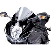 PUIG HI-TECH PARTS Race Windscreen - 11" - Smoke - GSXR 5605H